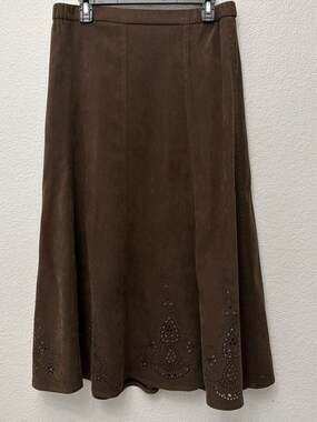 TanJay “Brown Boucle” Skirt Size 12